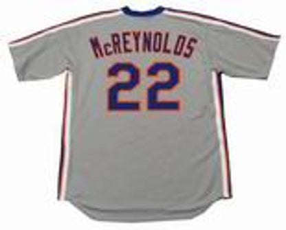 New York Mets Kevin Mcreynolds Cooperstown MLB jersey front view