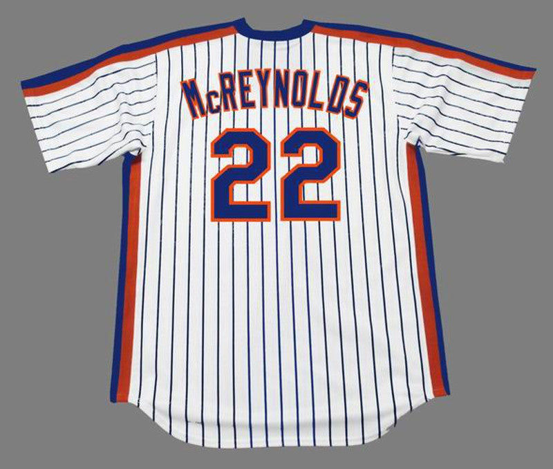 New York Mets Kevin Mcreynolds Cooperstown MLB jersey front view