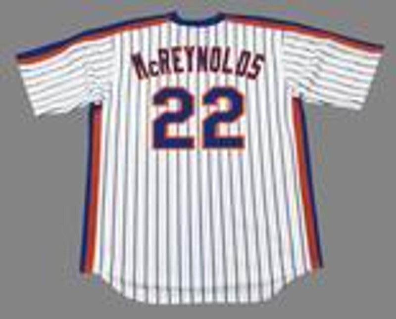 New York Mets Kevin Mcreynolds Cooperstown MLB jersey front view
