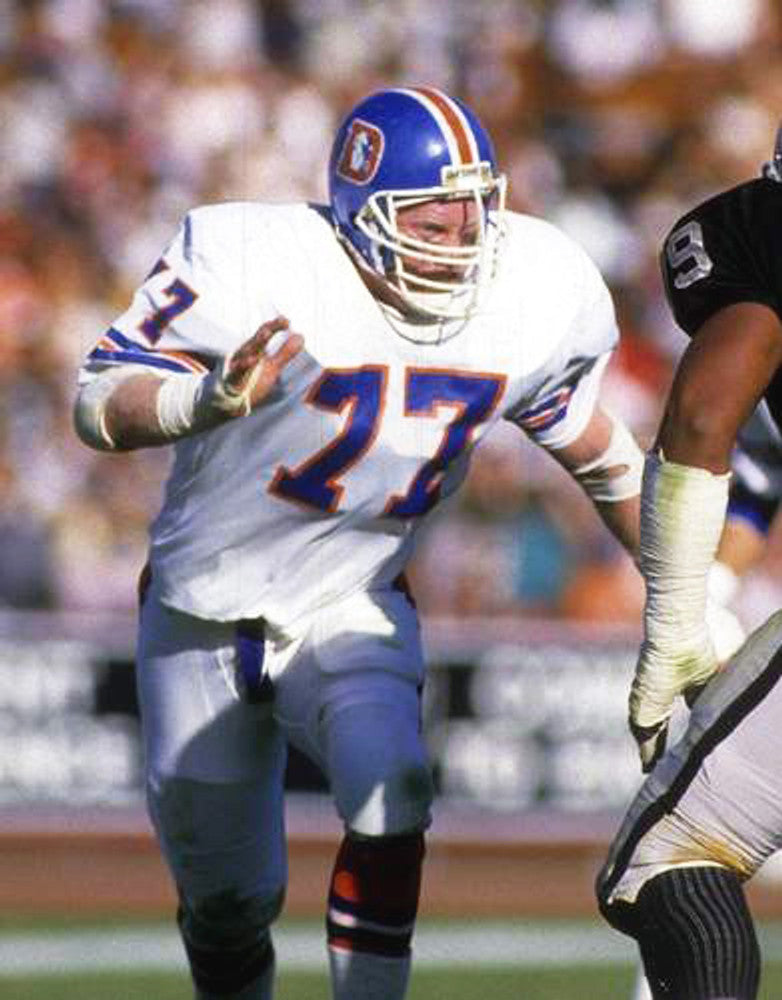 Denver Broncos Karl Mecklenburg NFL jersey front view