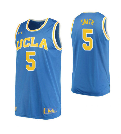 Ucla Bruins 5 Chris Smith Home College Basketball Jersey Blue | Stitched Jersey RTJS 6642