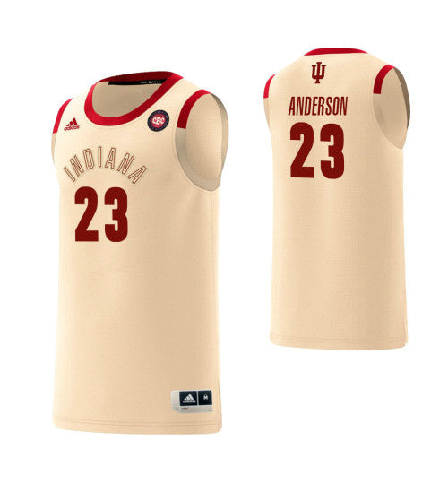 Indiana Hoosiers 23 Damezi Anderson Harlem Renaissance College Basketball Jersey Cream | Stitched Jersey RTJS 4115
