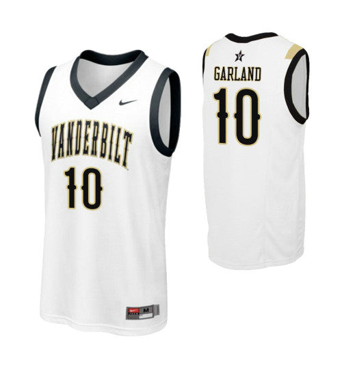 Vanderbilt Commodores Darius Garland White stitched throwback college basketball jersey