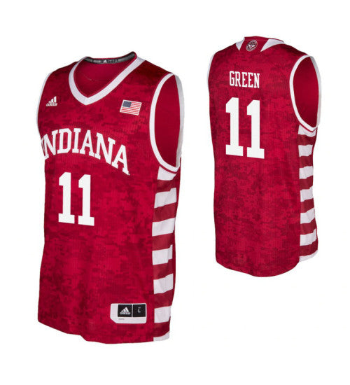 Indiana Hoosiers 11 Devonte Green Crimson College Basketball Jersey stitched retro jersey