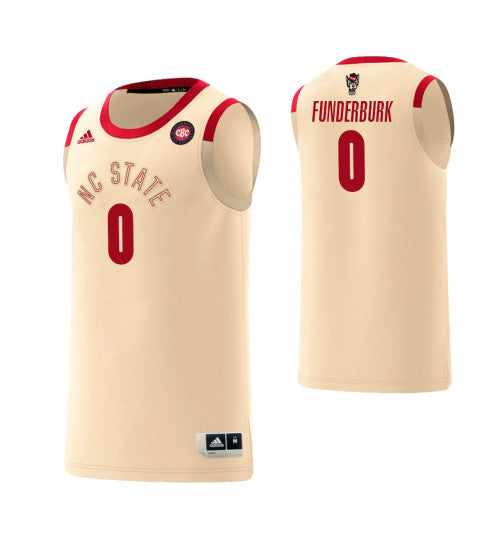 Nc State Wolfpack 0 Dj Funderburk Harlem Renaissance College Basketball Jersey Cream | Stitched Jersey RTJS 8253
