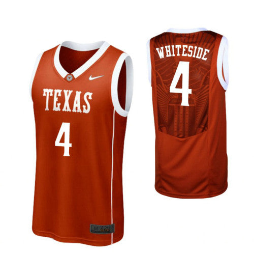 Texas Longhorns 4 Drayton Whiteside College Basketball Jersey Burnt Orange | Stitched Jersey RTJS 6842