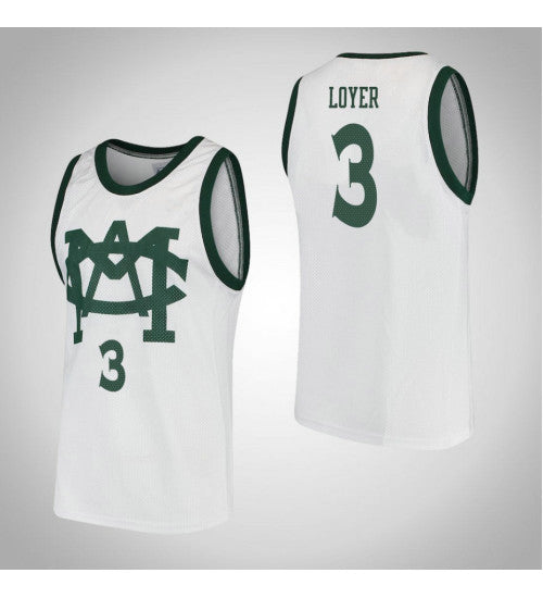 Michigan State Spartans 3 Foster Loyer Vault Mac College Basketball Jersey White | Stitched Jersey RTJS 8791