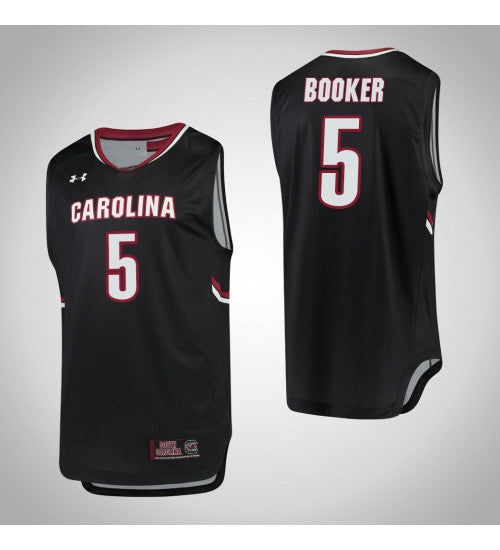 South Carolina Gamecocks 5 Frank Booker College Basketball Jersey Black | Stitched Jersey RTJS 7203