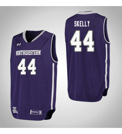 Northwestern Wildcats 44 Gavin Skelly Performance College Basketball Jersey Purple | Stitched Jersey RTJS 7892