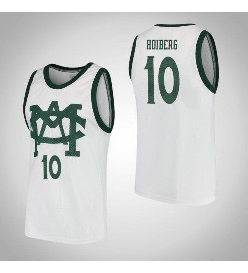 Michigan State Spartans 10 Jack Hoiberg Vault Mac College Basketball Jersey White | Stitched Jersey RTJS 8872