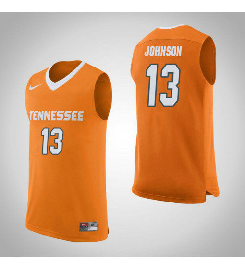 Tennessee Volunteers Jalen Johnson #13 Orange stitched throwback college basketball jersey
