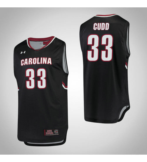 South Carolina Gamecocks 33 Jason Cudd College Basketball Jersey Black | Stitched Jersey RTJS 7204