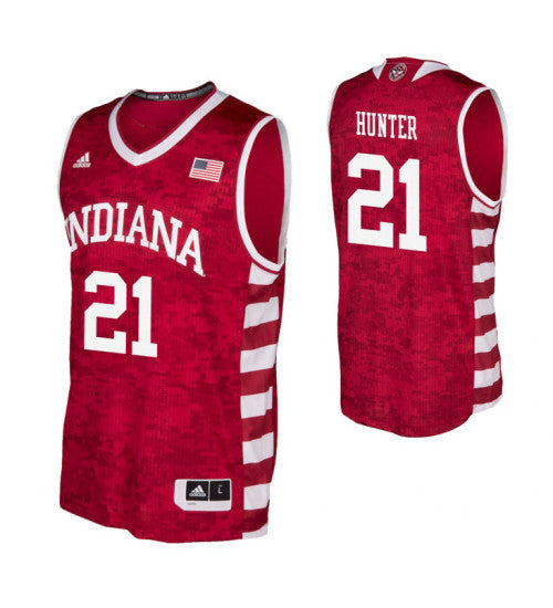 Indiana Hoosiers 21 Jerome Hunter Crimson College Basketball Jersey | Stitched Jersey RTJS 4125