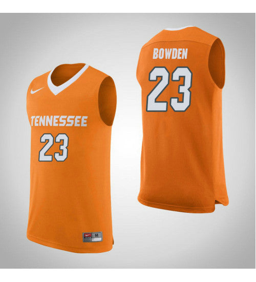 Tennessee Volunteers Jordan Bowden #23 Orange stitched throwback college basketball jersey