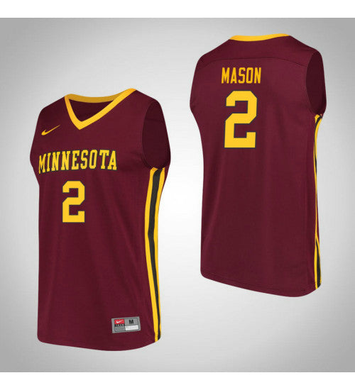 Minnesota Golden Gophers 2 Nate Mason Performance College Basketball Jersey Maroon | Stitched Jersey RTJS 8421