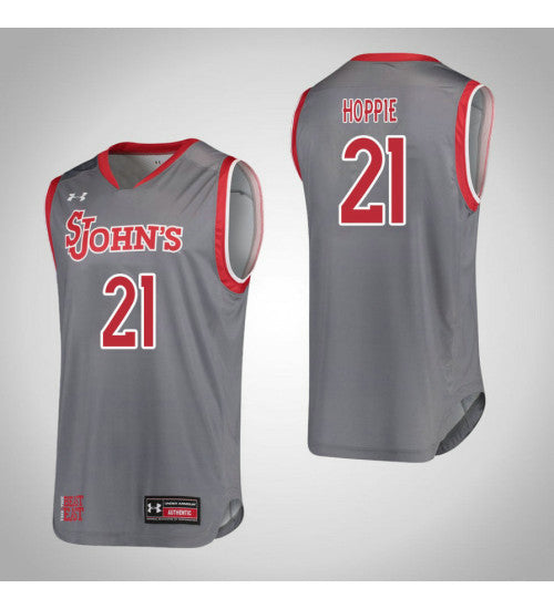 St Johns Red Storm 21 Qadashah Hoppie College Basketball Jersey Gray | Stitched Jersey RTJS 7176