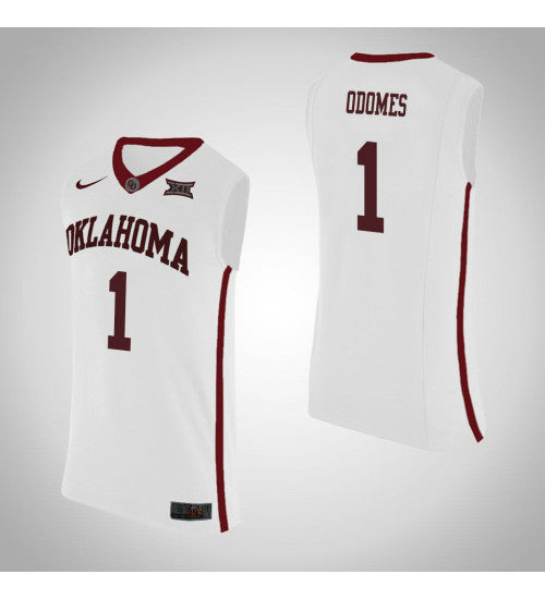Oklahoma Sooners 1 Rashard Odomes College Basketball Jersey White | Stitched Jersey RTJS 7675