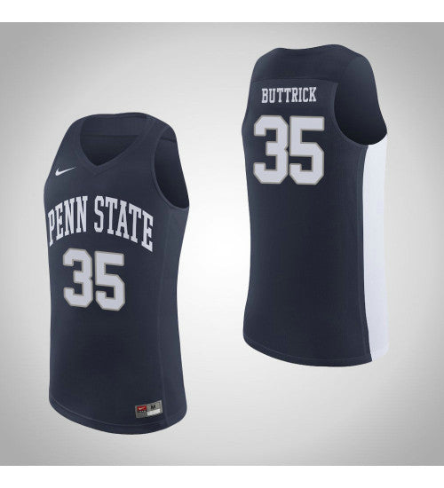 Penn State Nittany Lions 35 Trent Buttrick College Basketball Jersey Navy | Stitched Jersey RTJS 7407