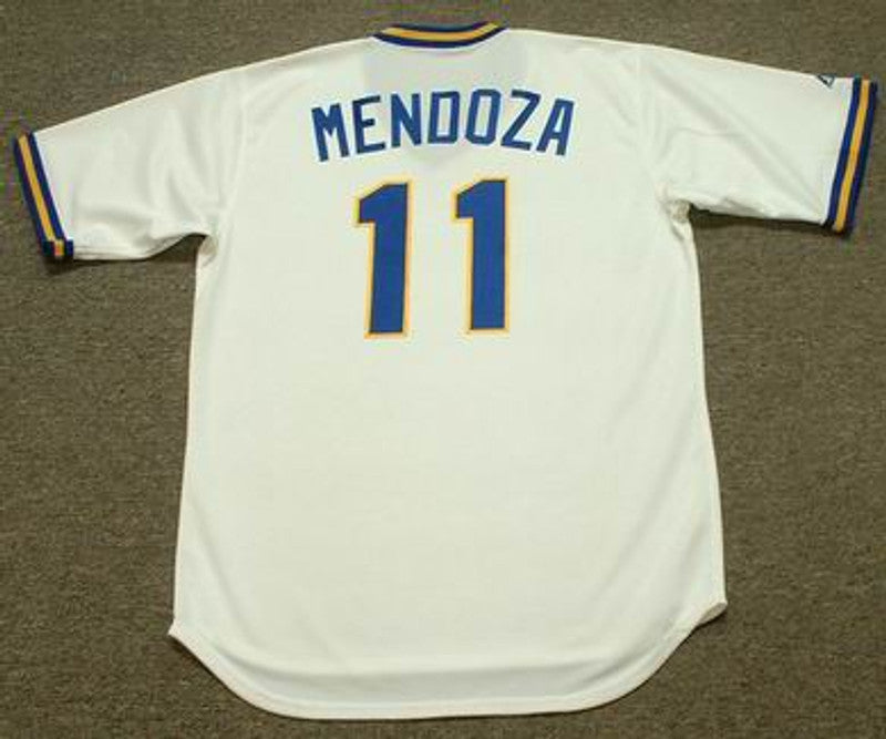 Seattle Mariners Mario Mendoza Cooperstown MLB jersey front view