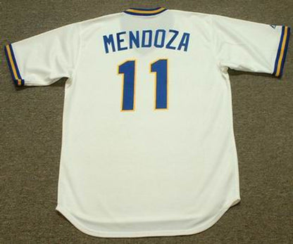 Seattle Mariners Mario Mendoza Cooperstown MLB jersey front view