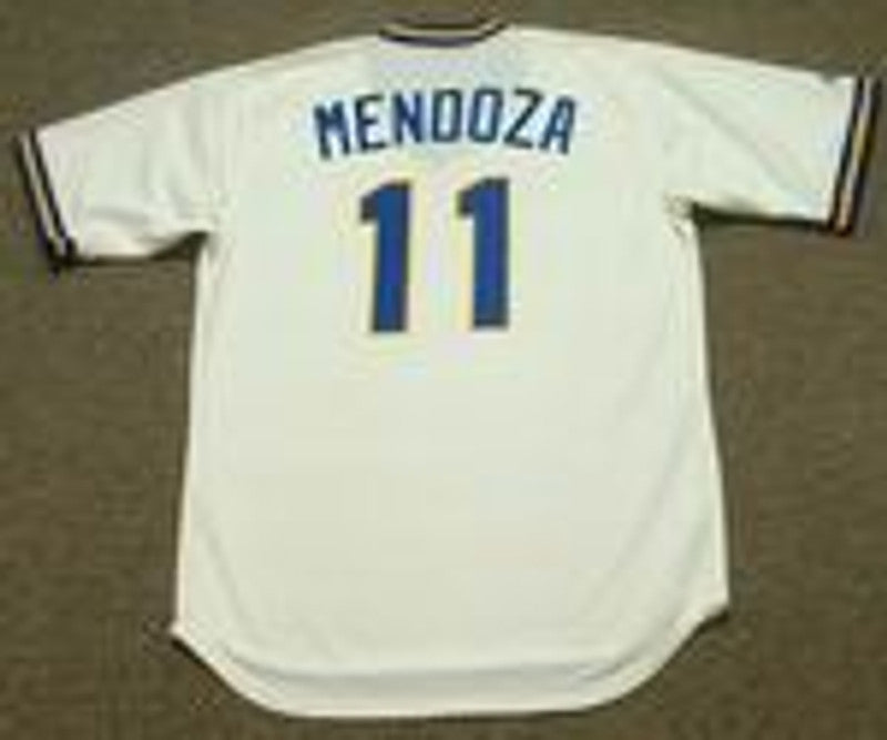 Seattle Mariners Mario Mendoza Cooperstown MLB jersey front view