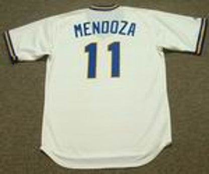 Seattle Mariners Mario Mendoza Cooperstown MLB jersey front view