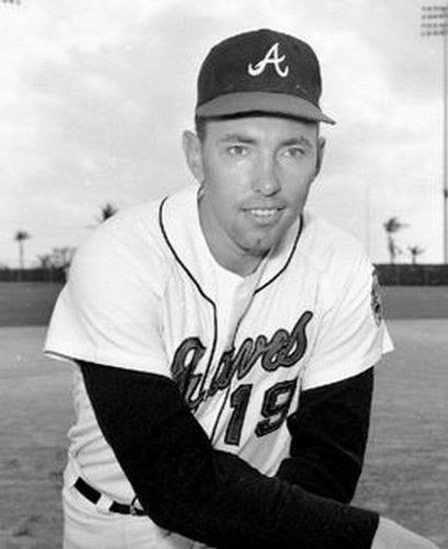 Atlanta Braves Denis Menke Cooperstown MLB jersey front view
