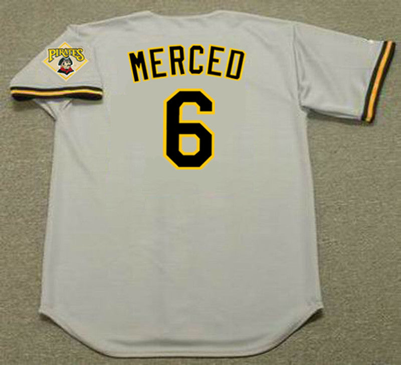 Pittsburgh Pirates Orlando Merced MLB jersey front view