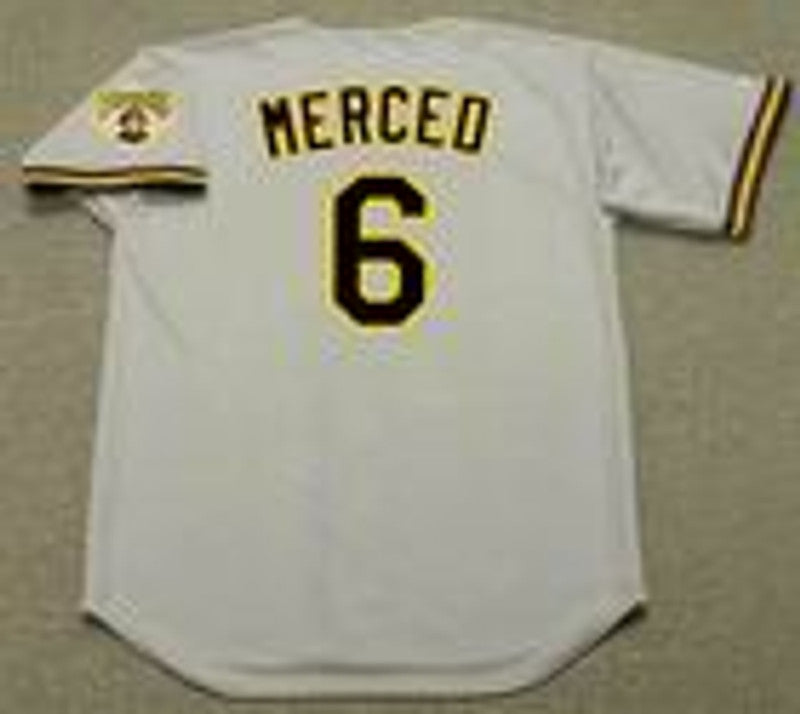 Pittsburgh Pirates Orlando Merced MLB jersey front view