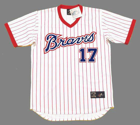 Atlanta Braves Andy Channel Messersmith MLB jersey front view