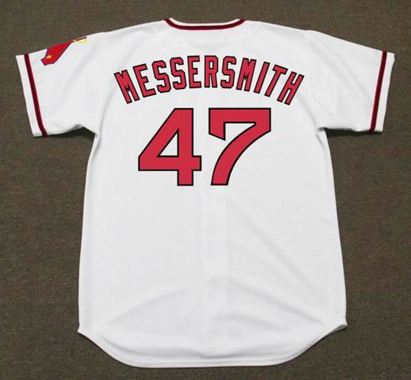 Andy Messersmith California Angels 1971 Cooperstown Home Baseball Stitched Jersey jersey front view