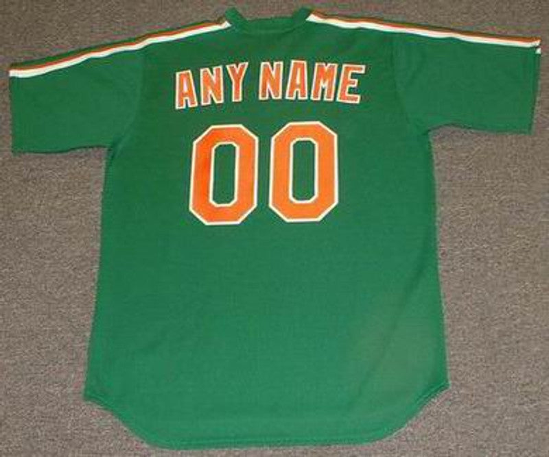 New York Mets Cooperstown St Pattys Day Name MLB jersey front view