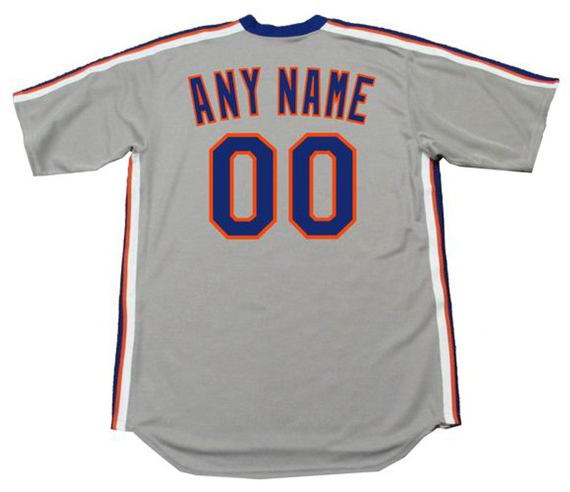 New York Mets 1980s Cooperstown Name Number MLB jersey front view