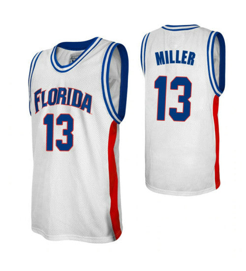 Florida Gators 13 Mike Miller Alumni College Basketball Jersey White | Stitched Jersey RTJS 4555