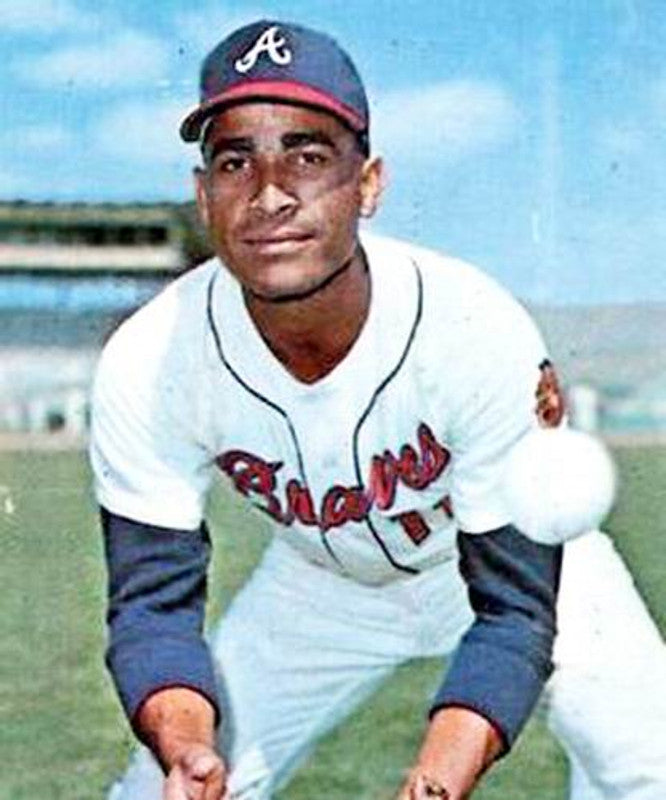 Atlanta Braves Felix Millan Cooperstown MLB jersey front view