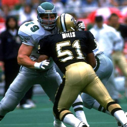 New Orleans Saints 1980s Name Number NFL jersey front view