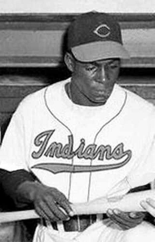 Cleveland Indians Minnie Minoso Cooperstown MLB jersey front view