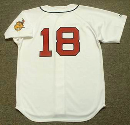 Cleveland Indians Minnie Minoso Cooperstown MLB jersey front view