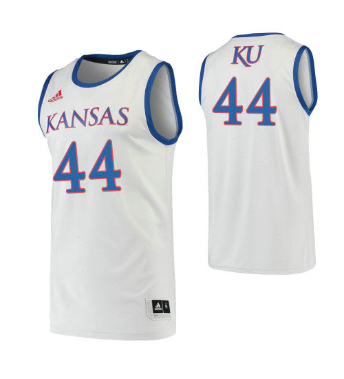 Kansas Jayhawks 44 Mitch Lightfoot Gray College Basketball Jersey stitched retro jersey