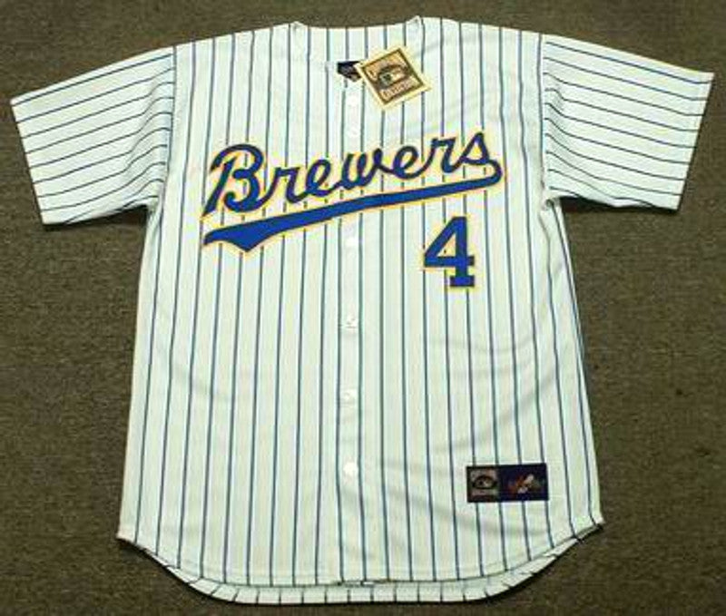 Milwaukee Brewers Paul Molitor MLB jersey front view