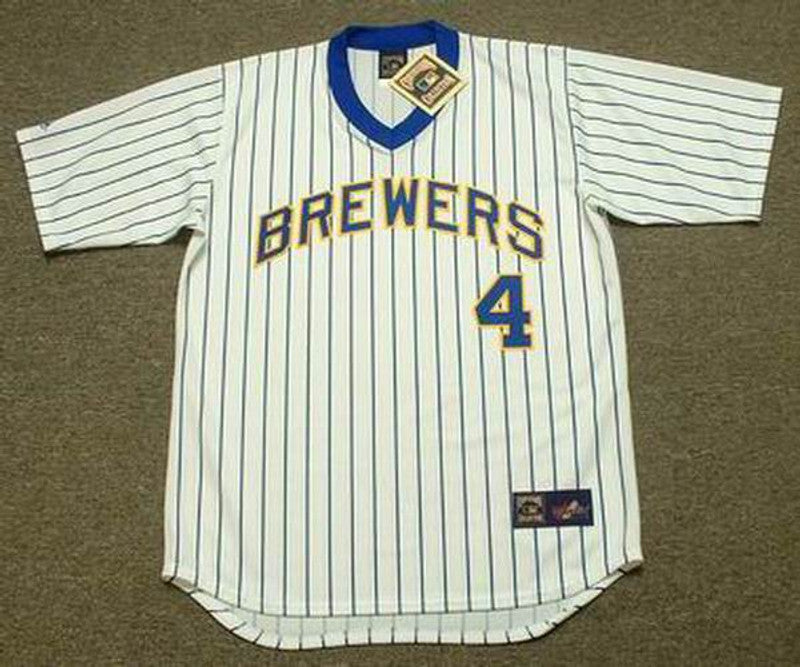 Milwaukee Brewers Paul Molitor Cooperstown MLB jersey front view
