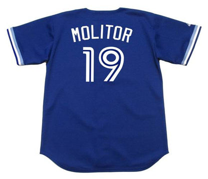 Toronto Blue Jays Paul Molitor MLB jersey front view