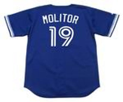 Toronto Blue Jays Paul Molitor MLB jersey front view
