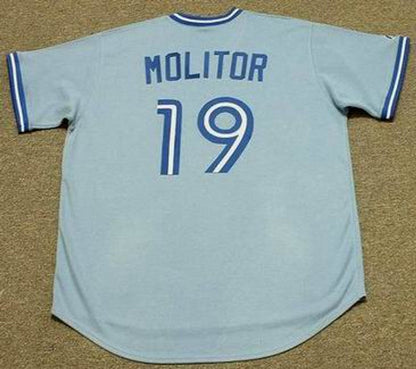 Toronto Blue Jays Paul Molitor Cooperstown MLB jersey front view