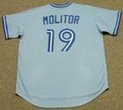 Toronto Blue Jays Paul Molitor Cooperstown MLB jersey front view