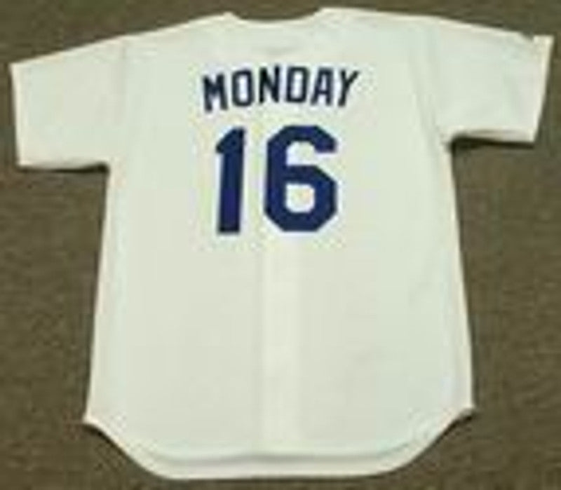 Los Angeles Dodgers Rick Monday Cooperstown MLB jersey front view