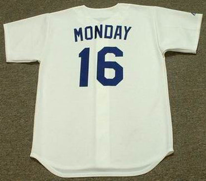 Los Angeles Dodgers Rick Monday Cooperstown MLB jersey front view