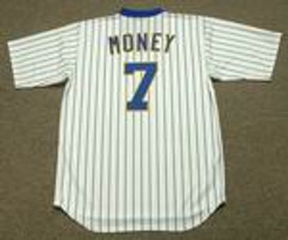 DM MB Milwaukee 1982 Home Throwback Baseball Stitched Jersey, Vintage Baseball Jersey, Retro Sewn Jersey