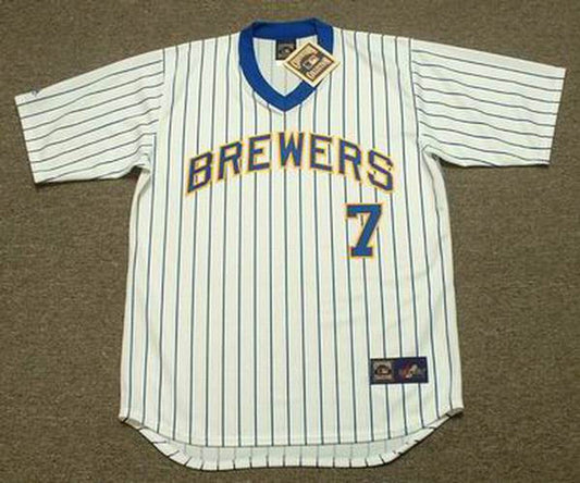DM MB Milwaukee 1982 Home Throwback Baseball Stitched Jersey, Vintage Baseball Jersey, Retro Sewn Jersey