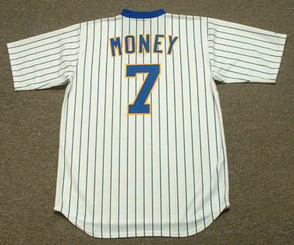 DM MB Milwaukee 1982 Home Throwback Baseball Stitched Jersey, Vintage Baseball Jersey, Retro Sewn Jersey